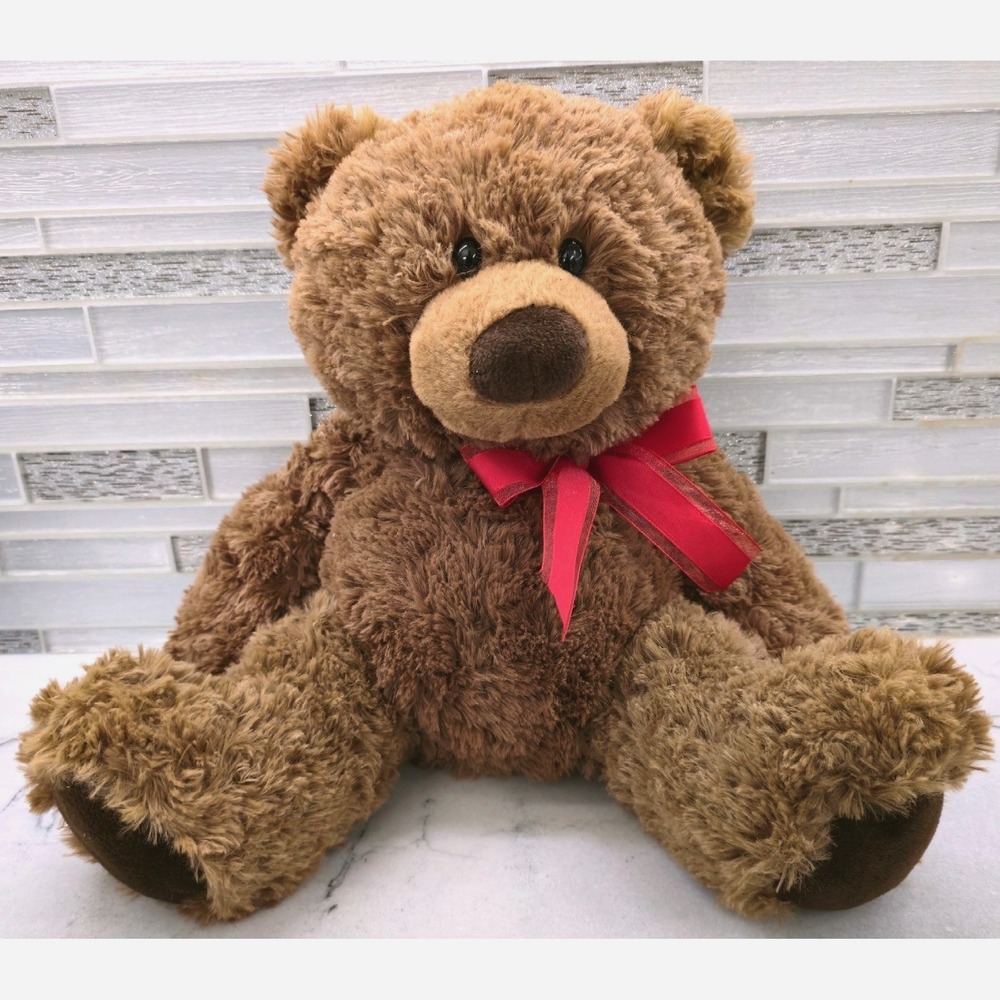 2021 Aurora Coco Brown Teddy Bear‎ 15" ( When Standing) Super Soft And Cuddly